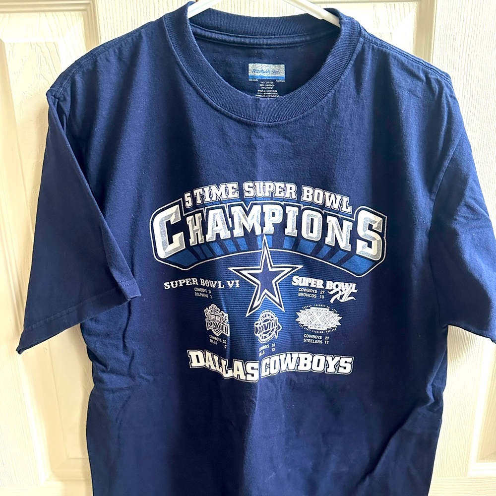 Dallas Cowboys 5 super bowls tee MD
